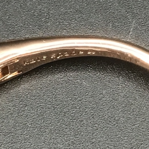 Beautiful KATE SPADE RoseGold Garden Garland Hinged Cuff - Picture 5 of 6